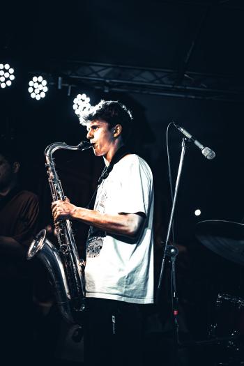 Photo du concert Maud Paquis Quintet à Rive Jazzy 2025, crédit : Rive Jazzy / Alessandro Palmieri