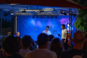 Photo du concert Lucho Pellegrini Swingin'Drums à Rive Jazzy 2025, crédit : RJ-Palmieri Alessandro 