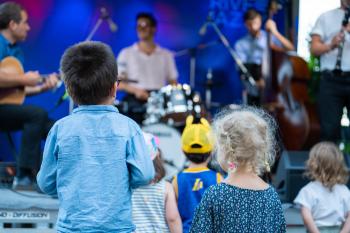 Photo du concert Lucho Pellegrini Swingin'Drums à Rive Jazzy 2025, crédit : RJ-Palmieri Alessandro 